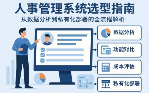 人事管理系统选型指南：从数据分析到私有化部署的全流程解析