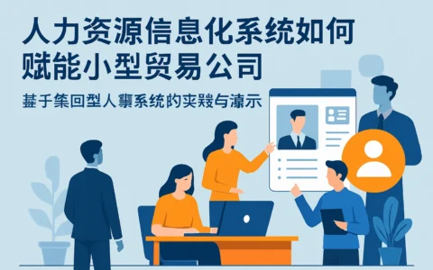 人力资源信息化系统如何赋能小型贸易公司：基于集团型人事系统的实践与演示
