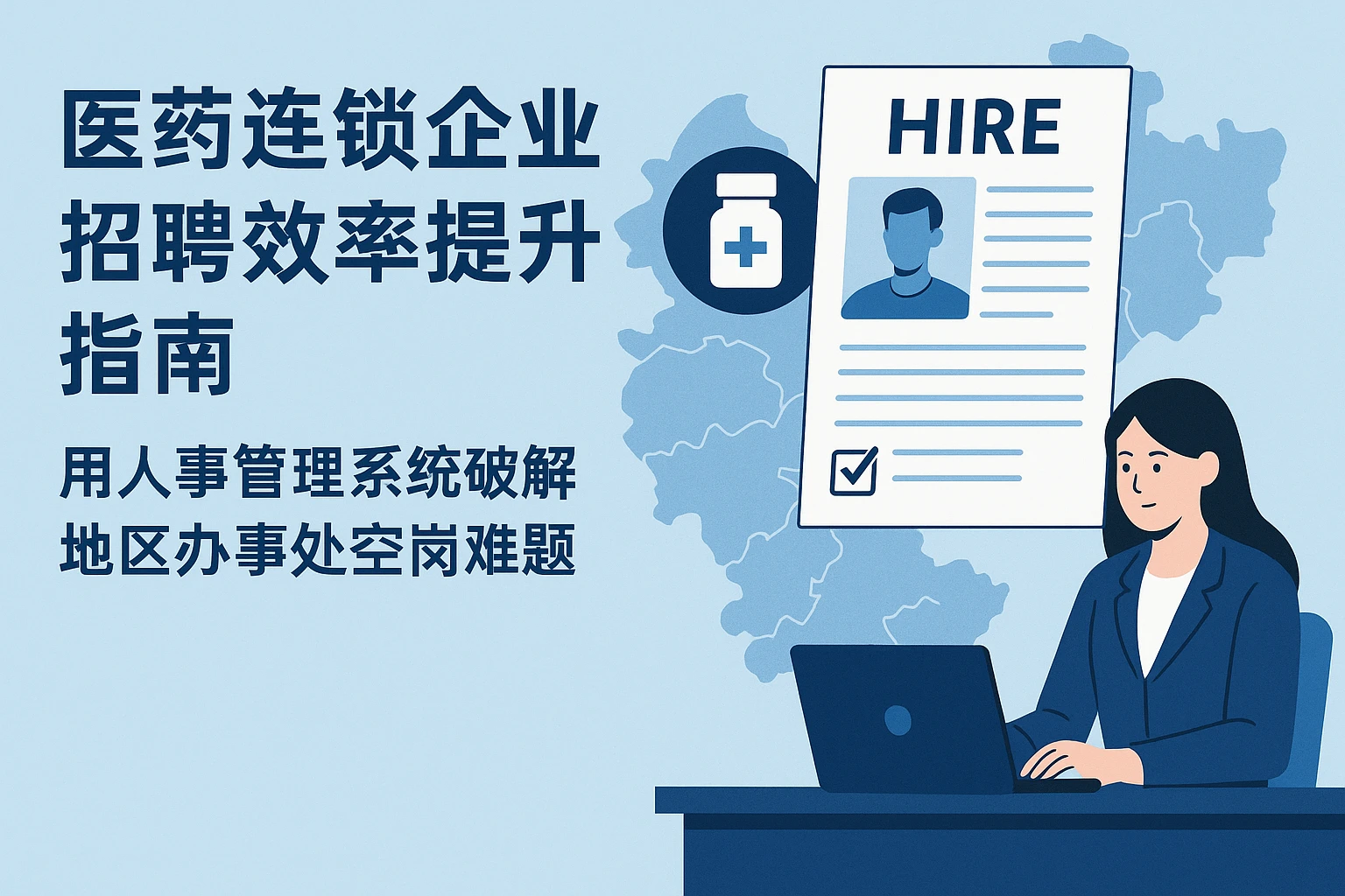 医药连锁企业招聘效率提升指南：用人事管理系统破解地区办事处空岗难题