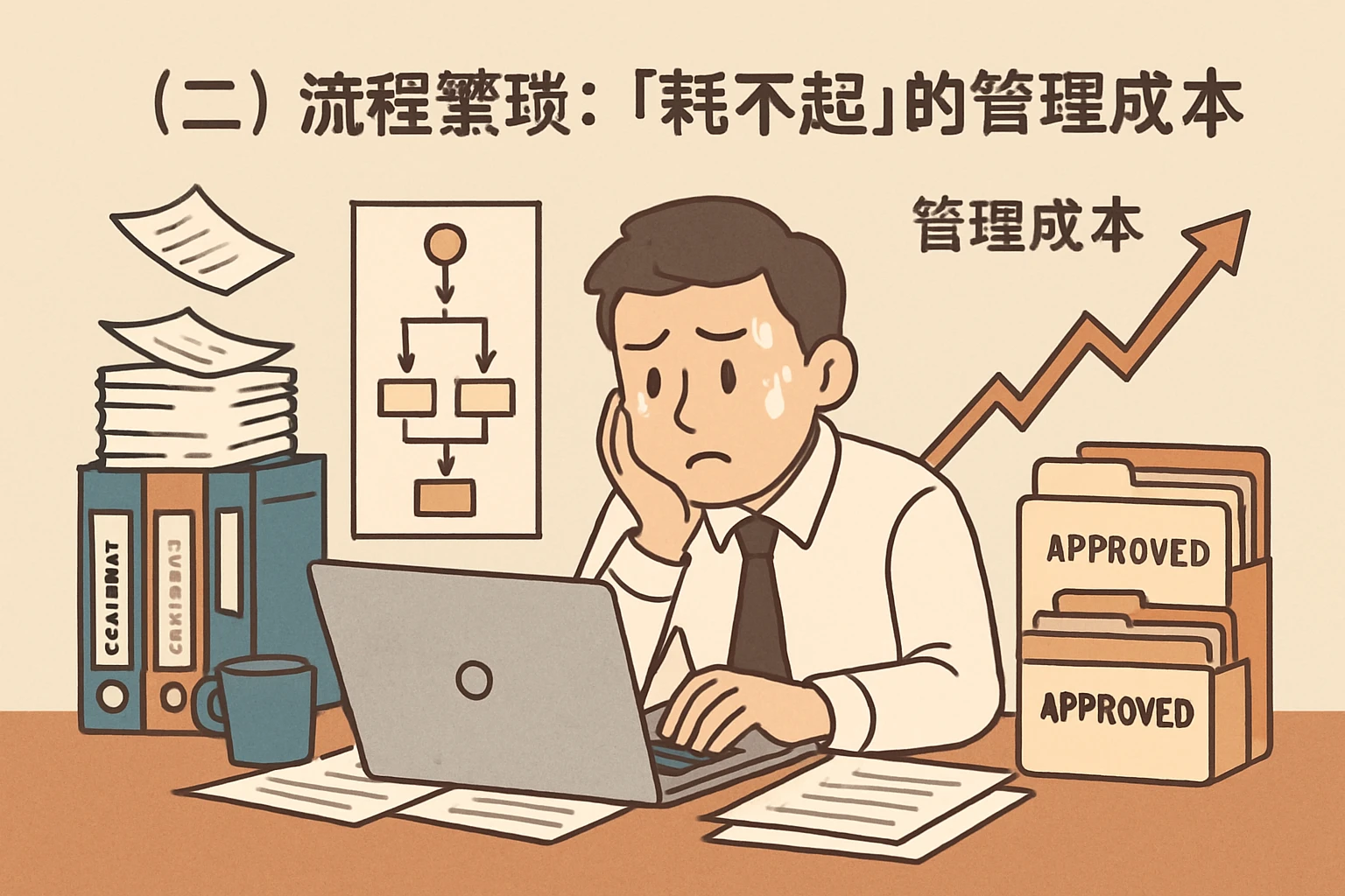 （二）流程繁琐：“耗不起”的管理成本