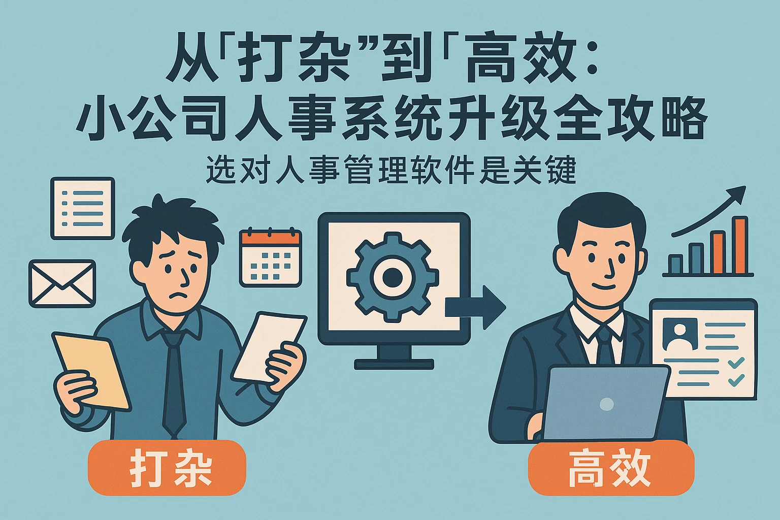 从“打杂”到“高效”：小公司人事系统升级全攻略——选对人事管理软件是关键