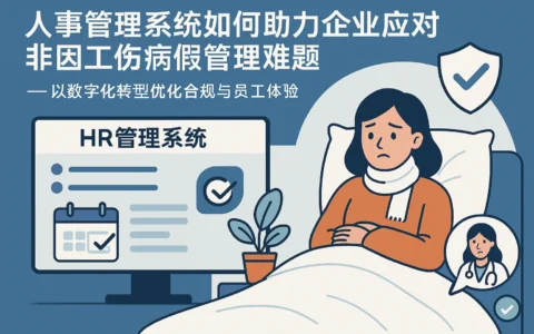 人事管理系统如何助力企业应对非因工伤病假管理难题——以数字化转型优化合规与员工体验