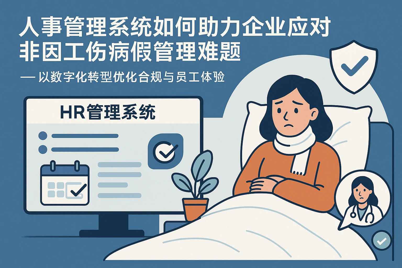 人事管理系统如何助力企业应对非因工伤病假管理难题——以数字化转型优化合规与员工体验