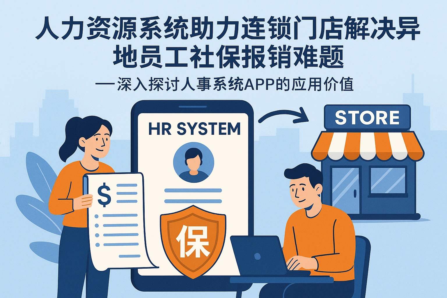 人力资源系统助力连锁门店解决异地员工社保报销难题——深入探讨人事系统APP的应用价值
