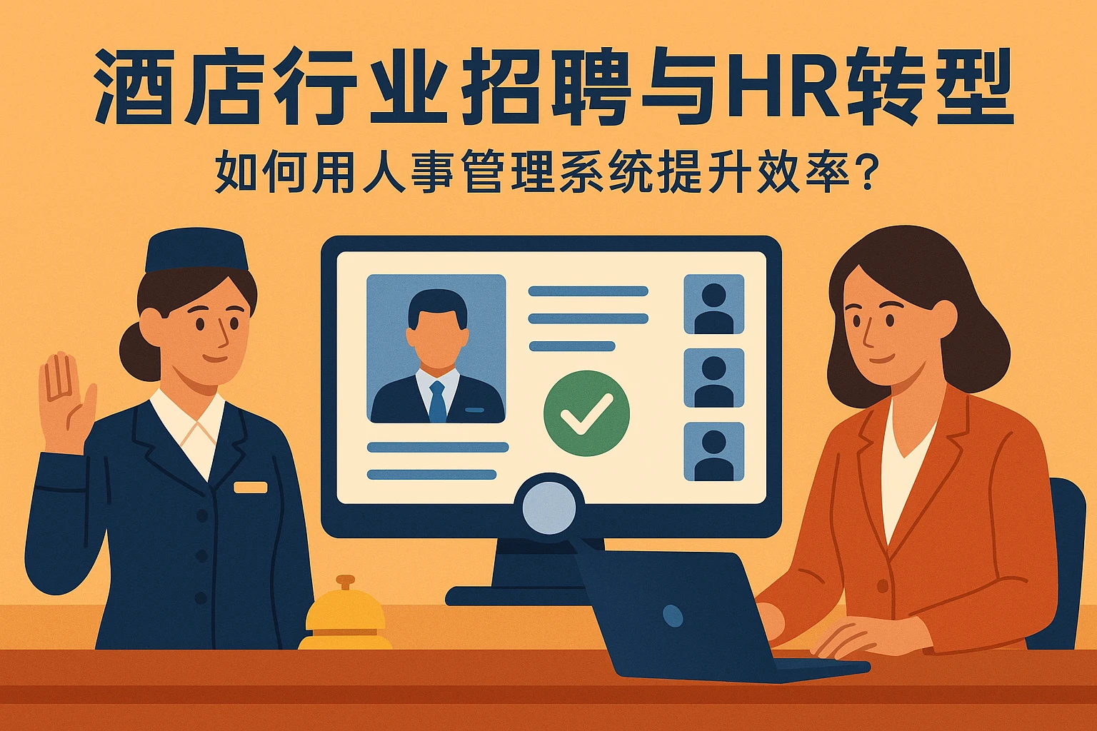 酒店行业招聘与HR转型：如何用人事管理系统提升效率？