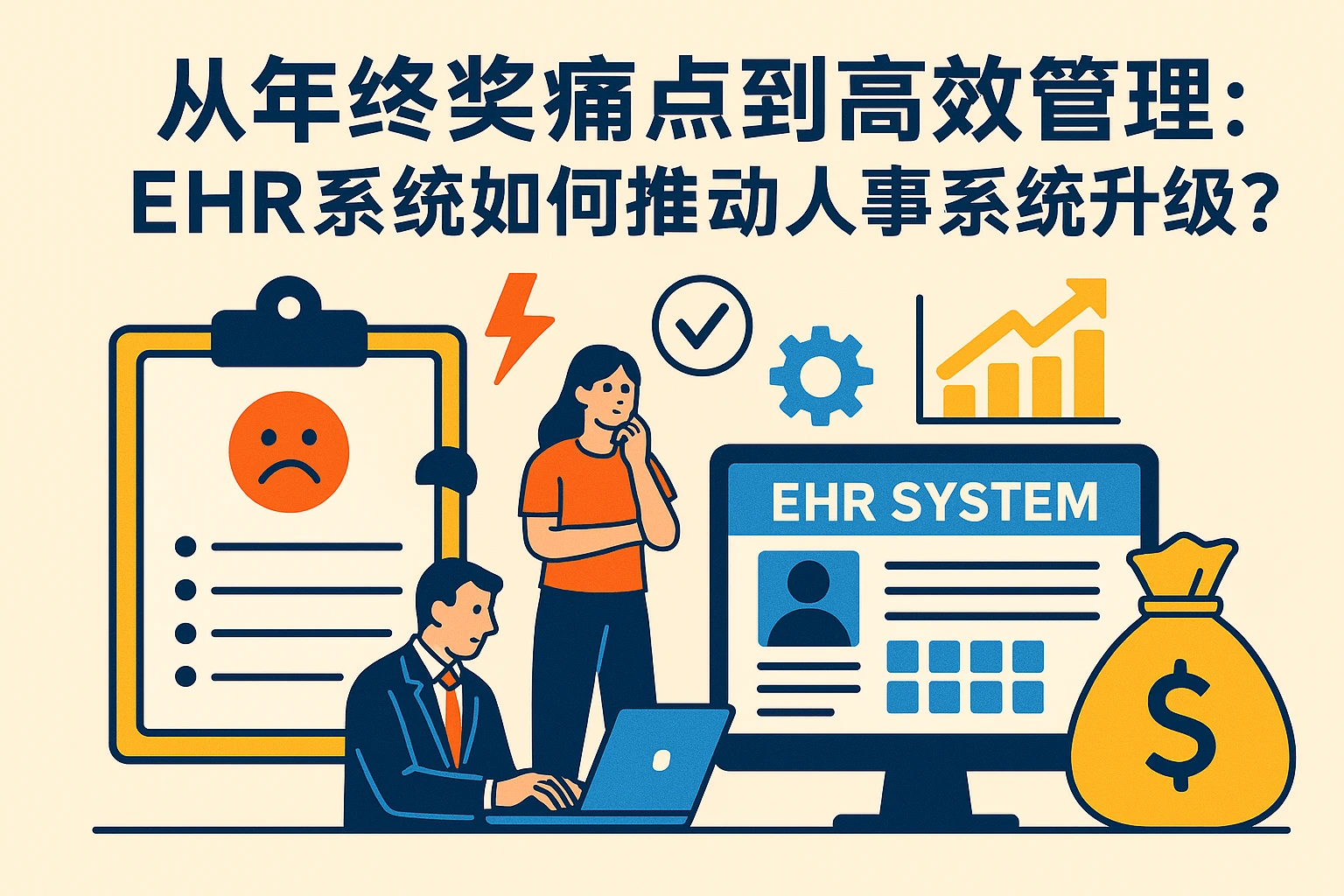 从年终奖痛点到高效管理：EHR系统如何推动人事系统升级？