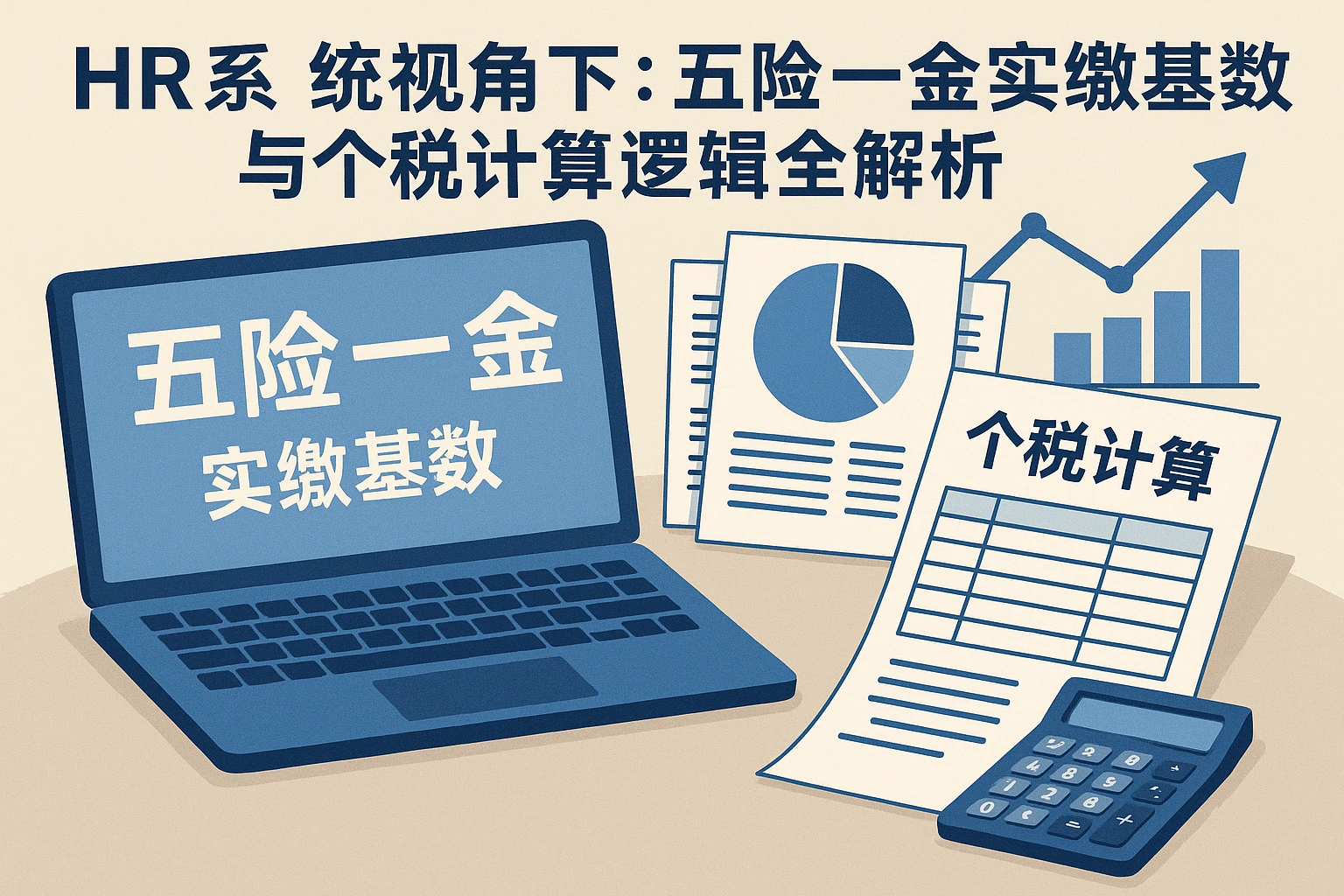 HR系统视角下：五险一金实缴基数与个税计算逻辑全解析
