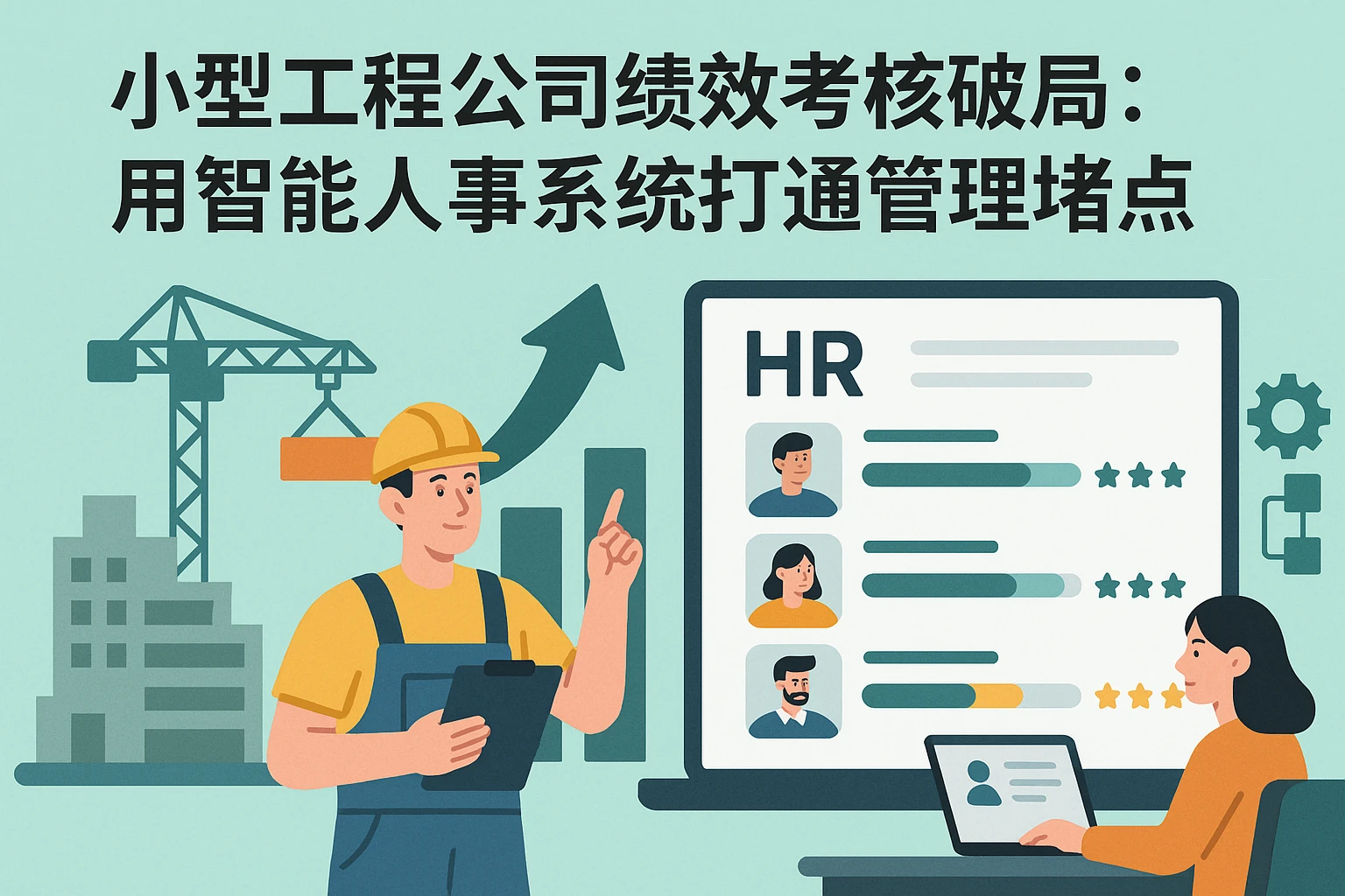 小型工程公司绩效考核破局：用智能人事系统打通管理堵点