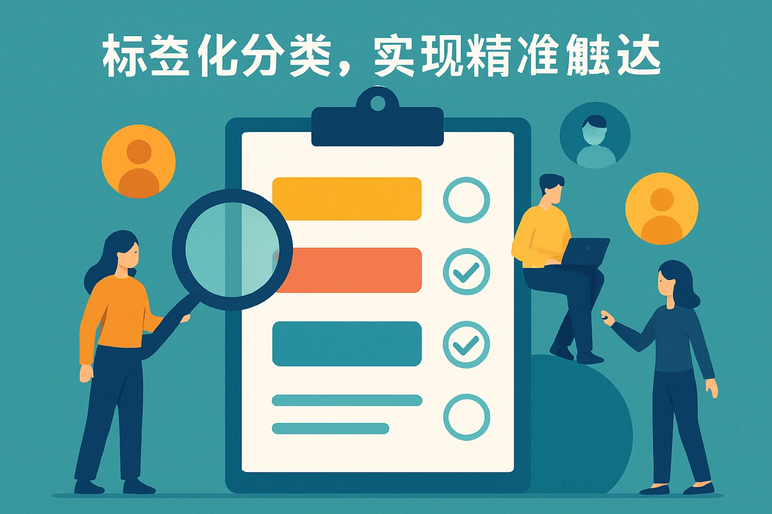 2. 标签化分类，实现精准触达