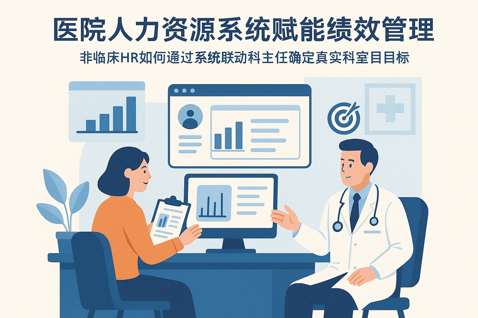 医院人力资源系统赋能绩效管理：非临床HR如何通过系统联动科主任确定真实科室目标