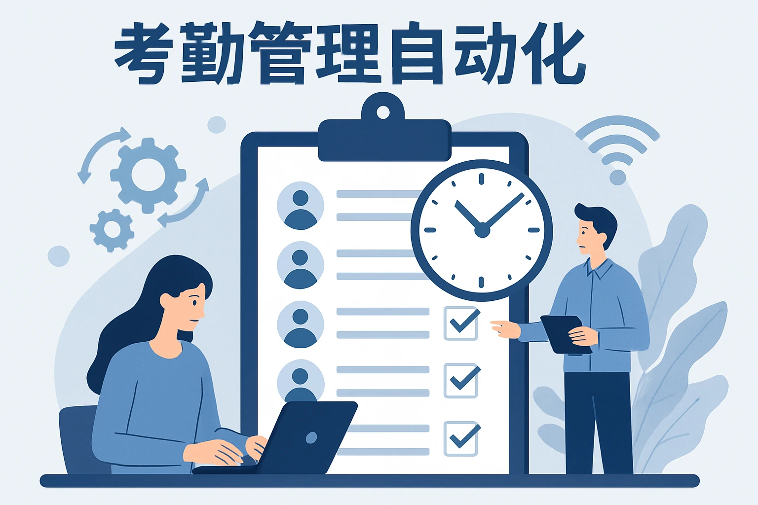考勤管理自动化