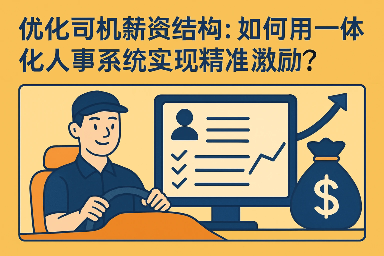 优化司机薪资结构：如何用一体化人事系统实现精准激励？