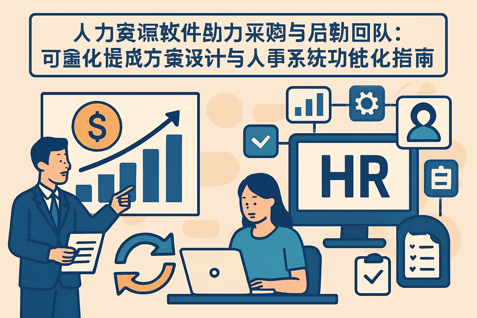 人力资源软件助力采购与后勤团队：可量化提成方案设计与人事系统功能优化指南