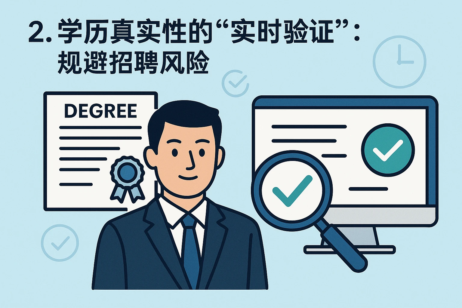 2. 学历真实性的“实时验证”：规避招聘风险