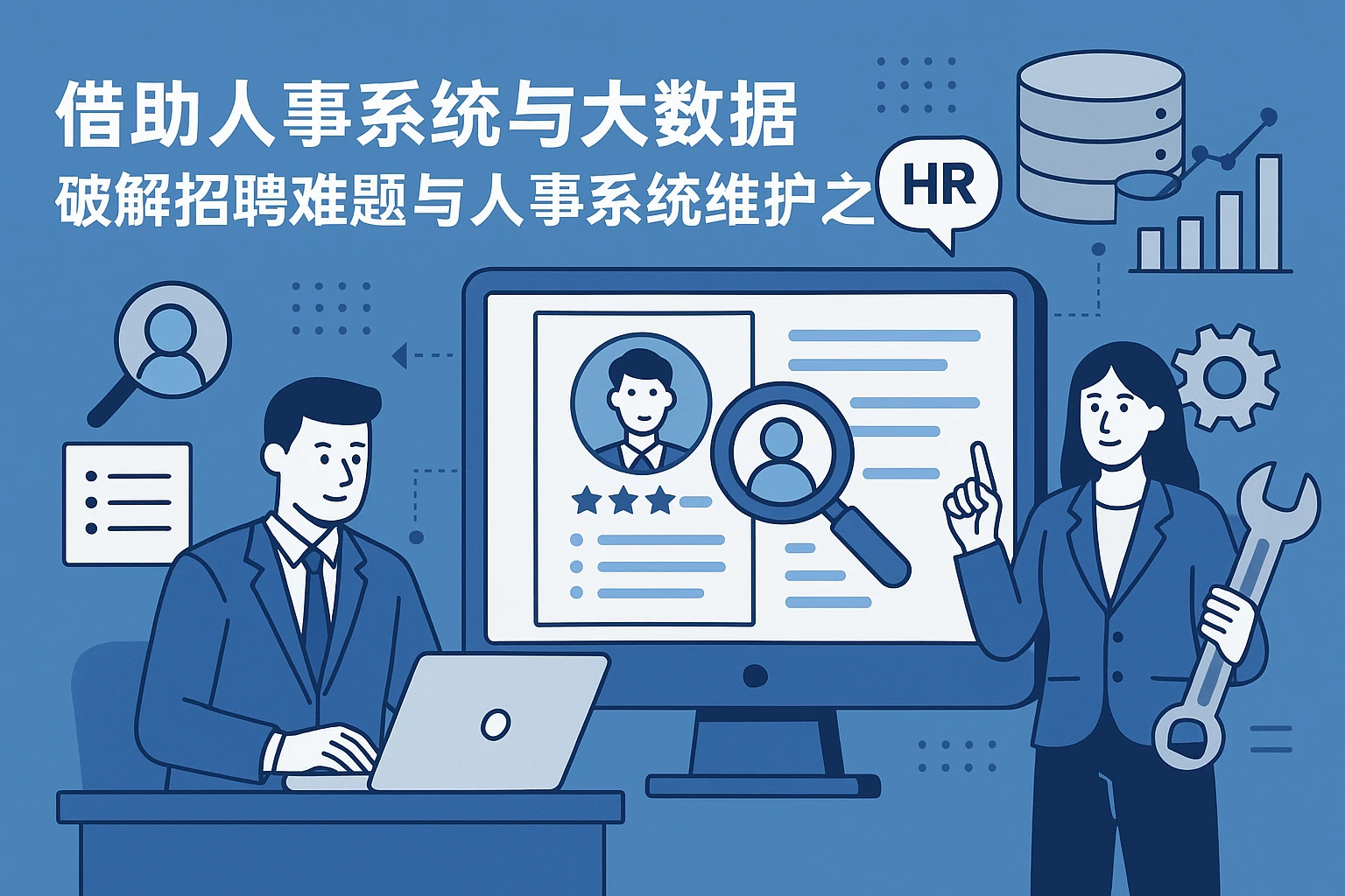 借助人事系统与大数据，破解招聘难题与人事系统维护之道