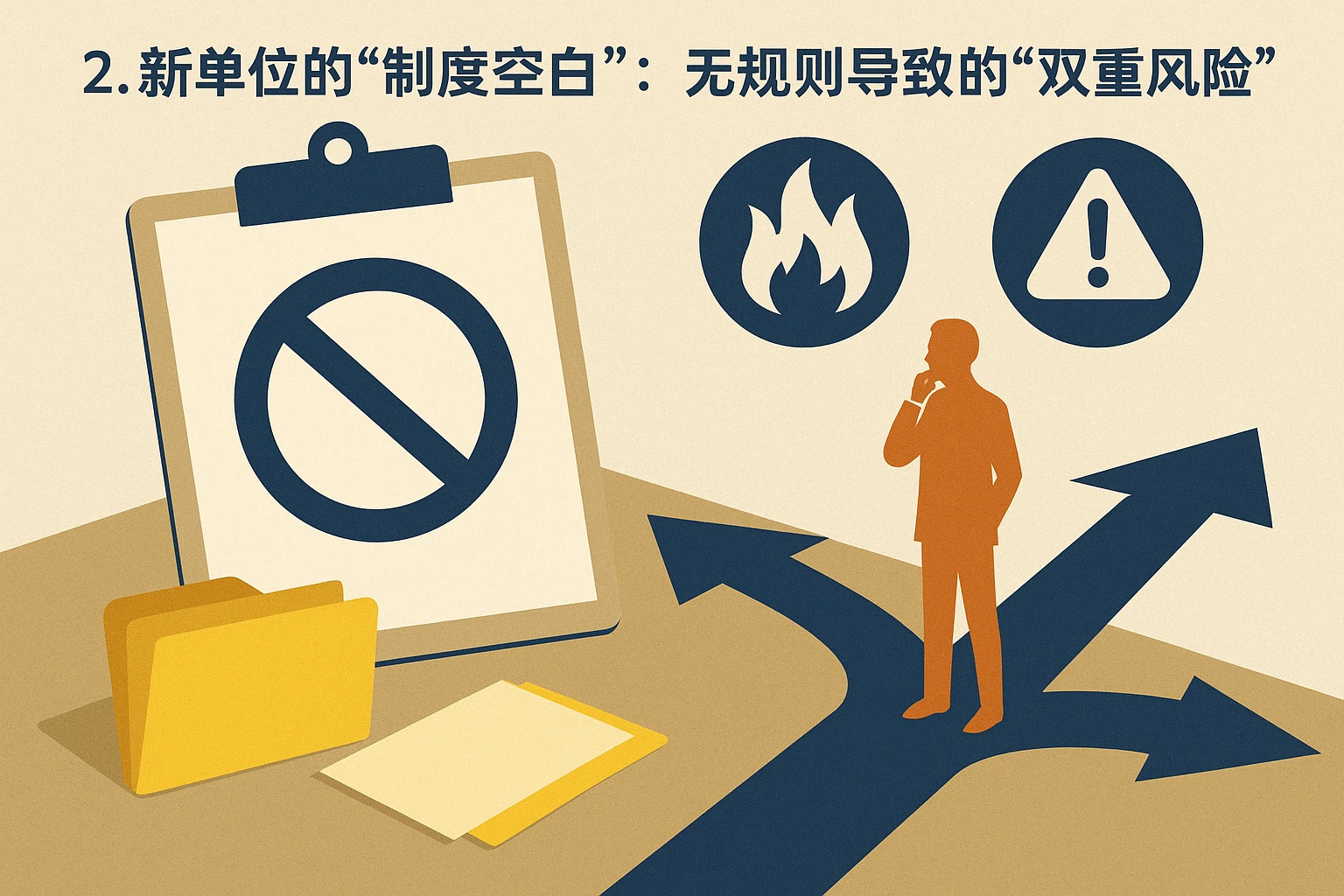 2. 新单位的“制度空白”：无规则导致的“双重风险”
