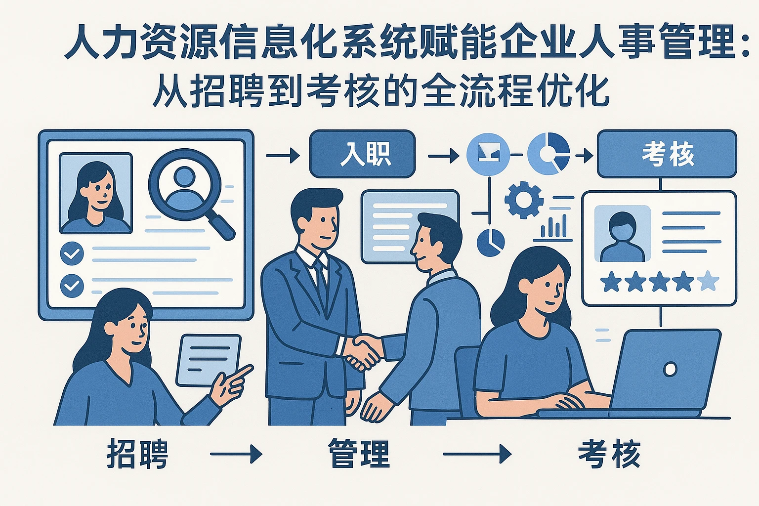 人力资源信息化系统赋能企业人事管理：从招聘到考核的全流程优化