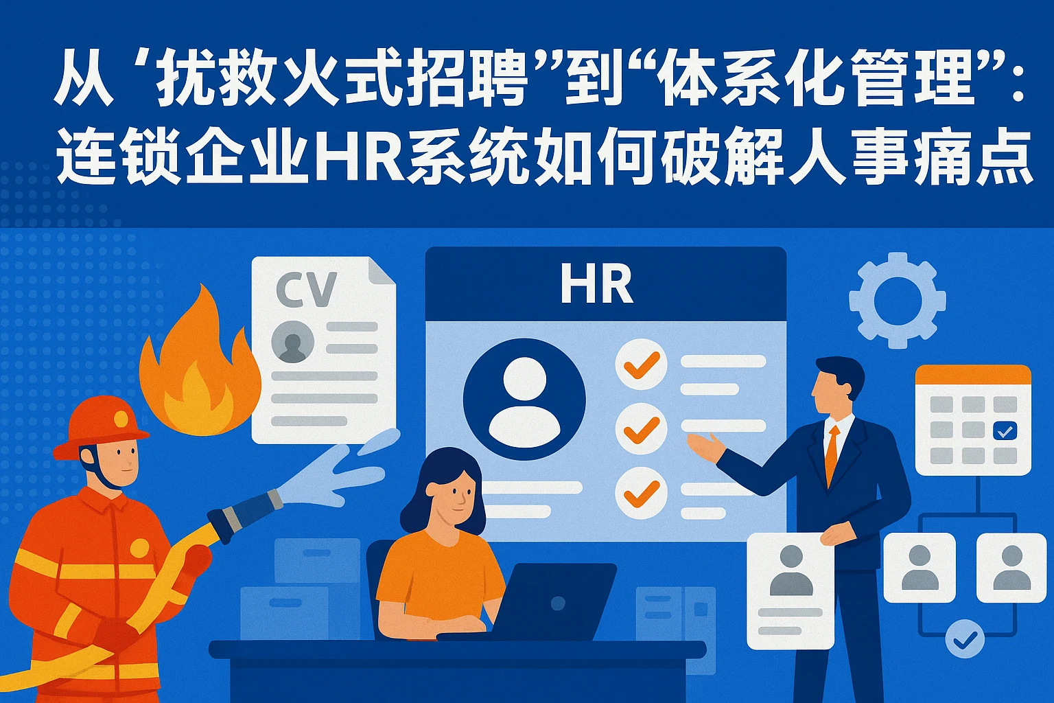 从“救火式招聘”到“体系化管理”：连锁企业HR系统如何破解人事痛点？