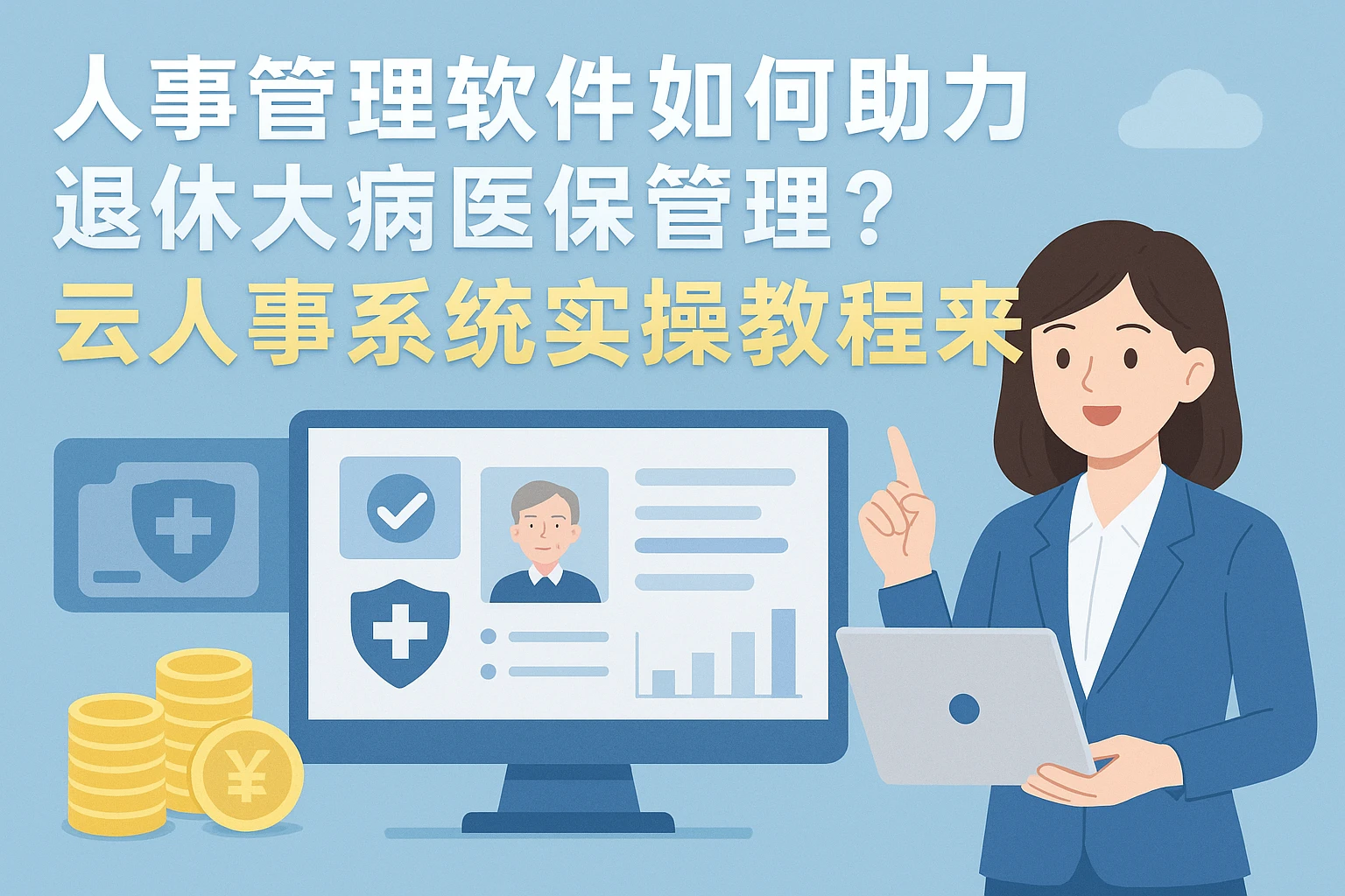 人事管理软件如何助力退休大病医保管理？云人事系统实操教程来了