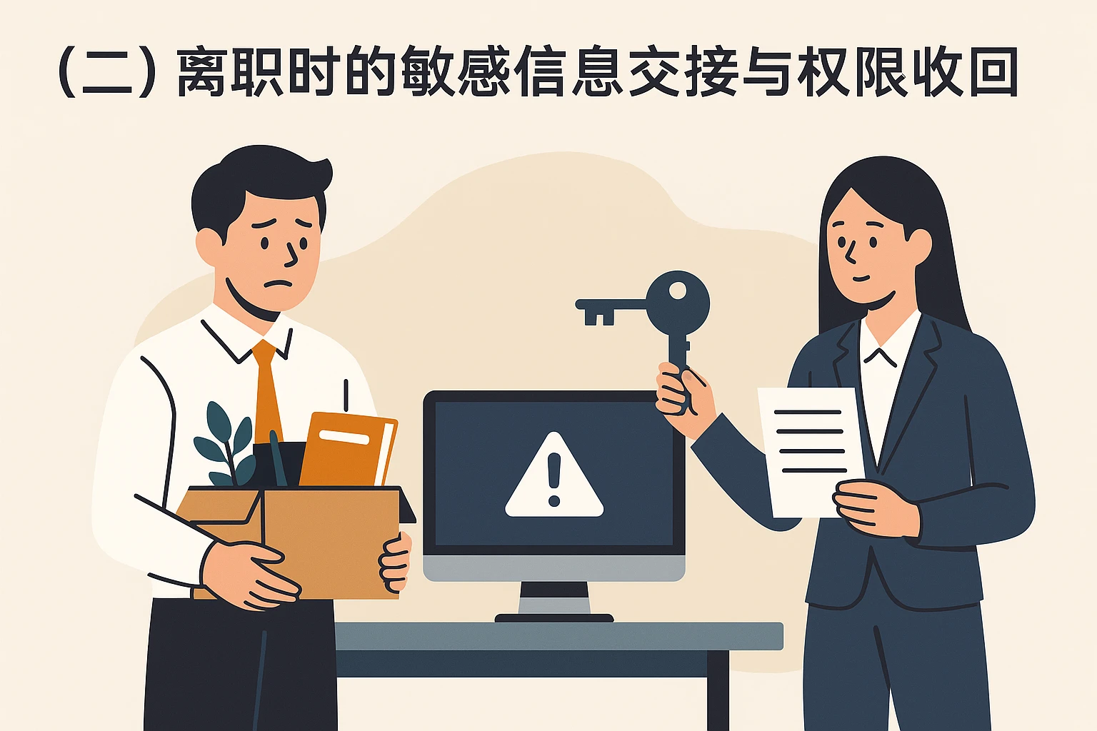（二）离职时的敏感信息交接与权限收回