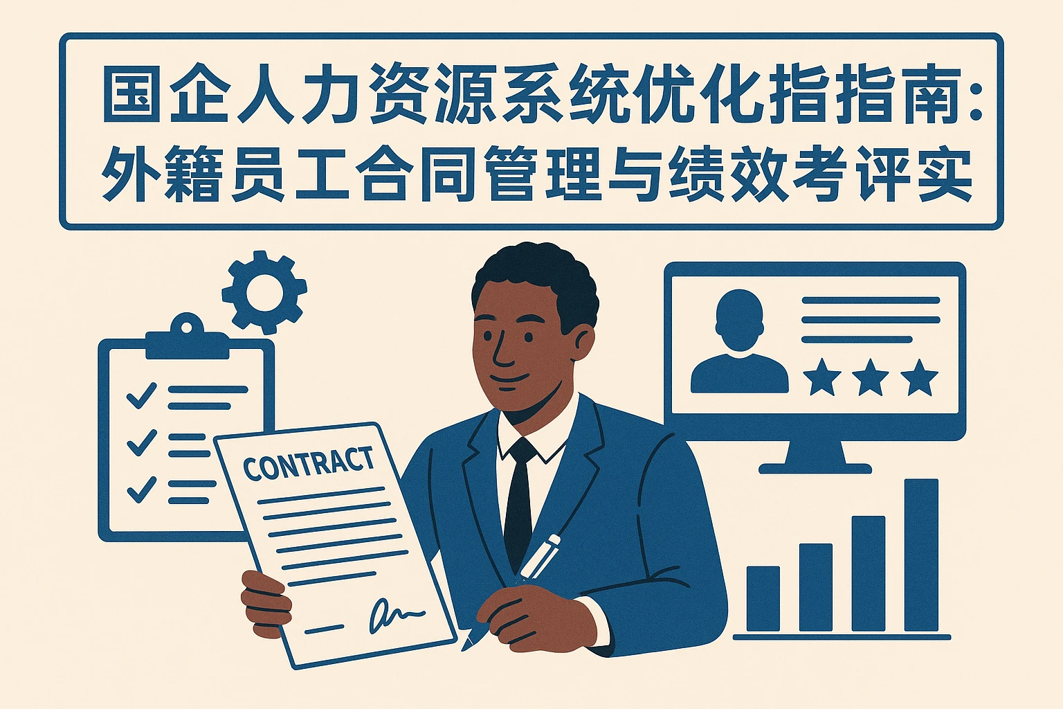 国企人力资源系统优化指南：外籍员工合同管理与绩效考评实践