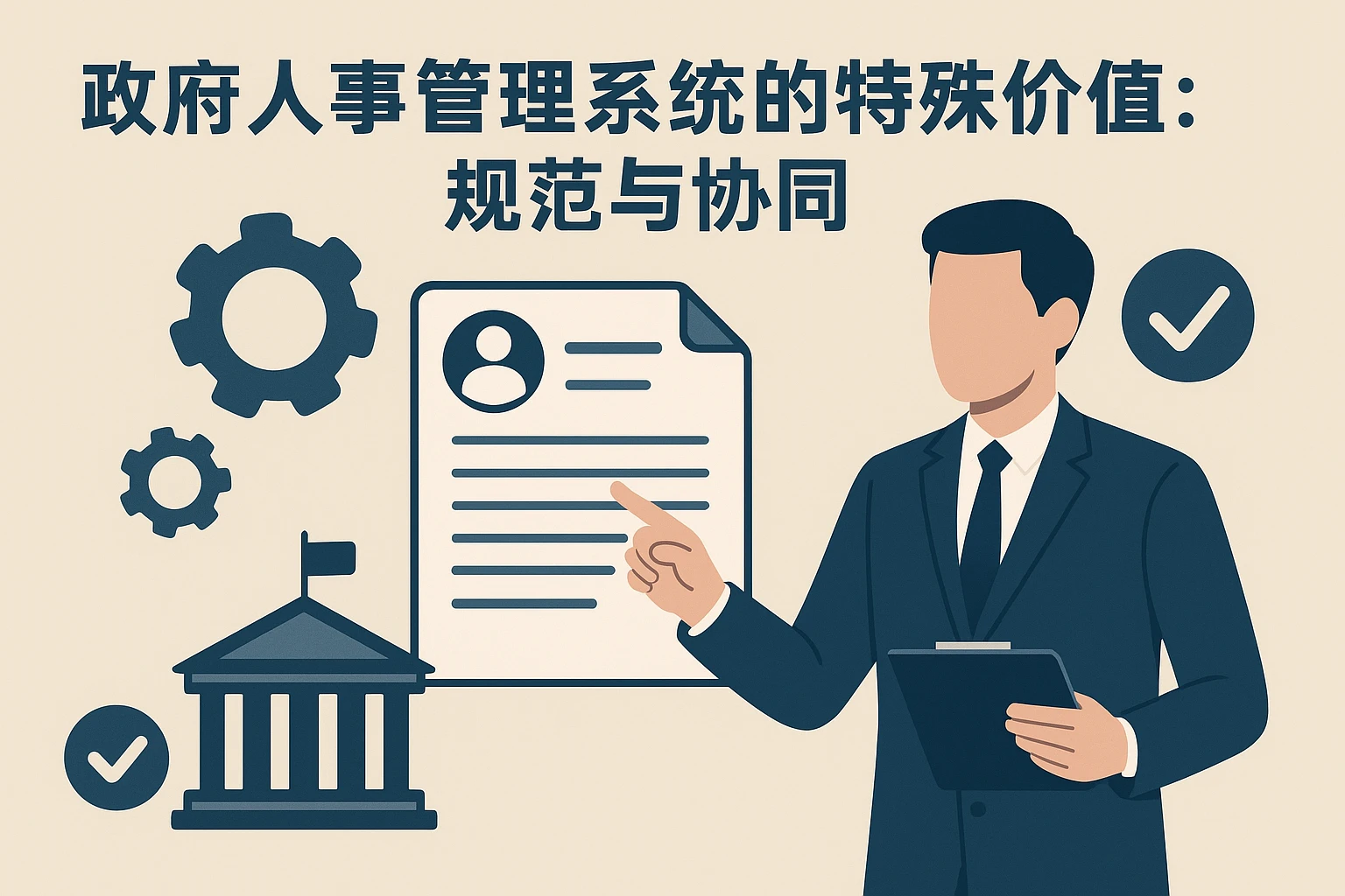 2. 政府人事管理系统的特殊价值：规范与协同