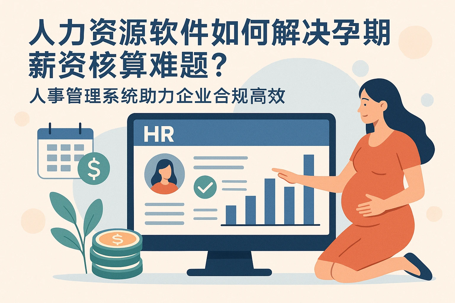 人力资源软件如何解决孕期薪资核算难题？人事管理系统助力企业合规高效