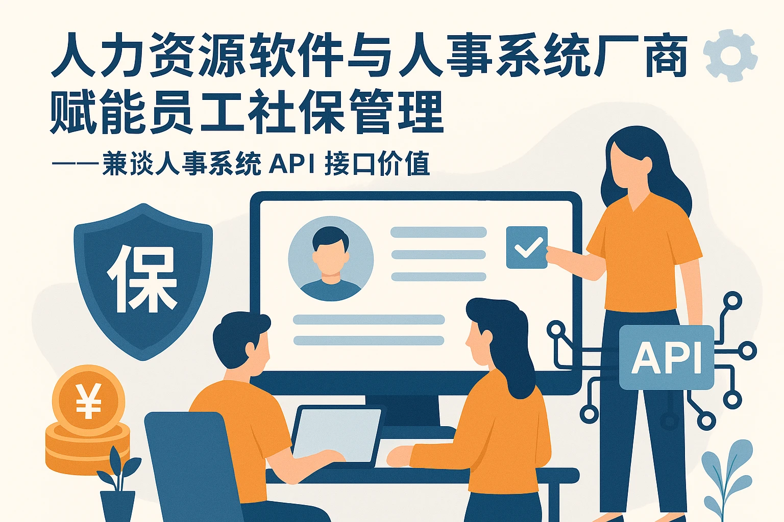 人力资源软件与人事系统厂商赋能员工社保管理——兼谈人事系统API接口价值