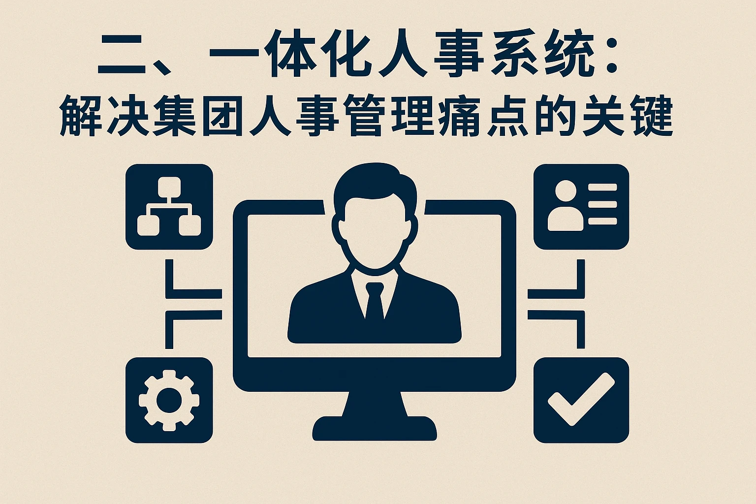 二、一体化人事系统：解决集团人事管理痛点的关键