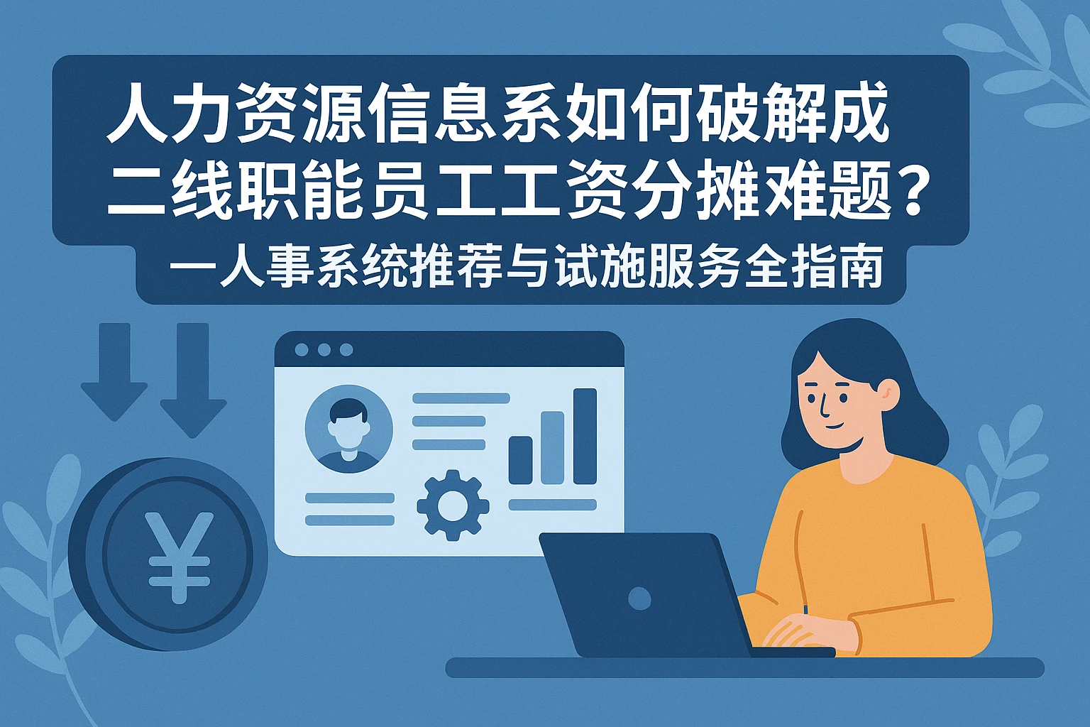 人力资源信息化系统如何破解二线职能员工工资分摊难题？——人事系统推荐与实施服务全指南