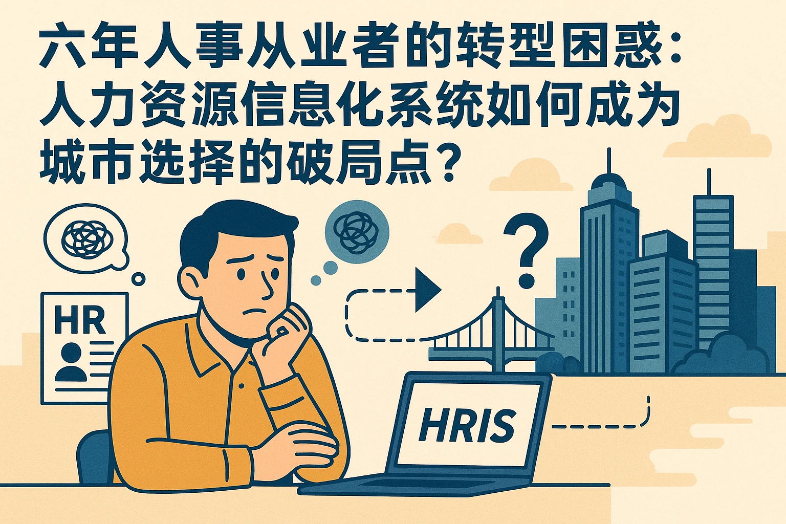 六年人事从业者的转型困惑：人力资源信息化系统如何成为城市选择的破局点？