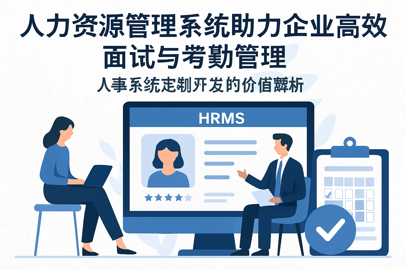 人力资源管理系统助力企业高效面试与考勤管理——人事系统定制开发的价值解析