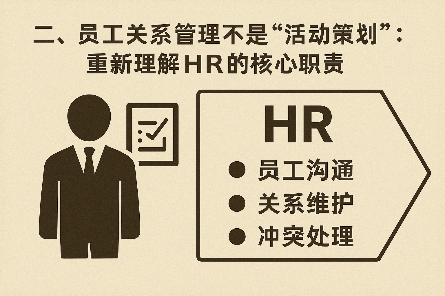 二、员工关系管理不是“活动策划”：重新理解HR的核心职责