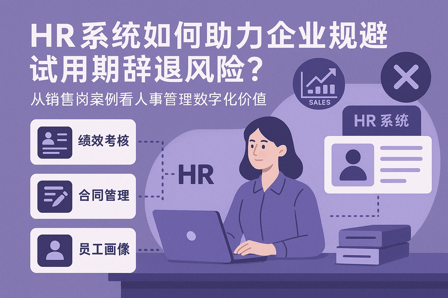HR系统如何助力企业规避试用期辞退风险？从销售岗案例看人事管理数字化价值
