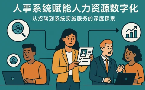 人事系统赋能人力资源数字化转型：从招聘到系统实施服务的深度探索
