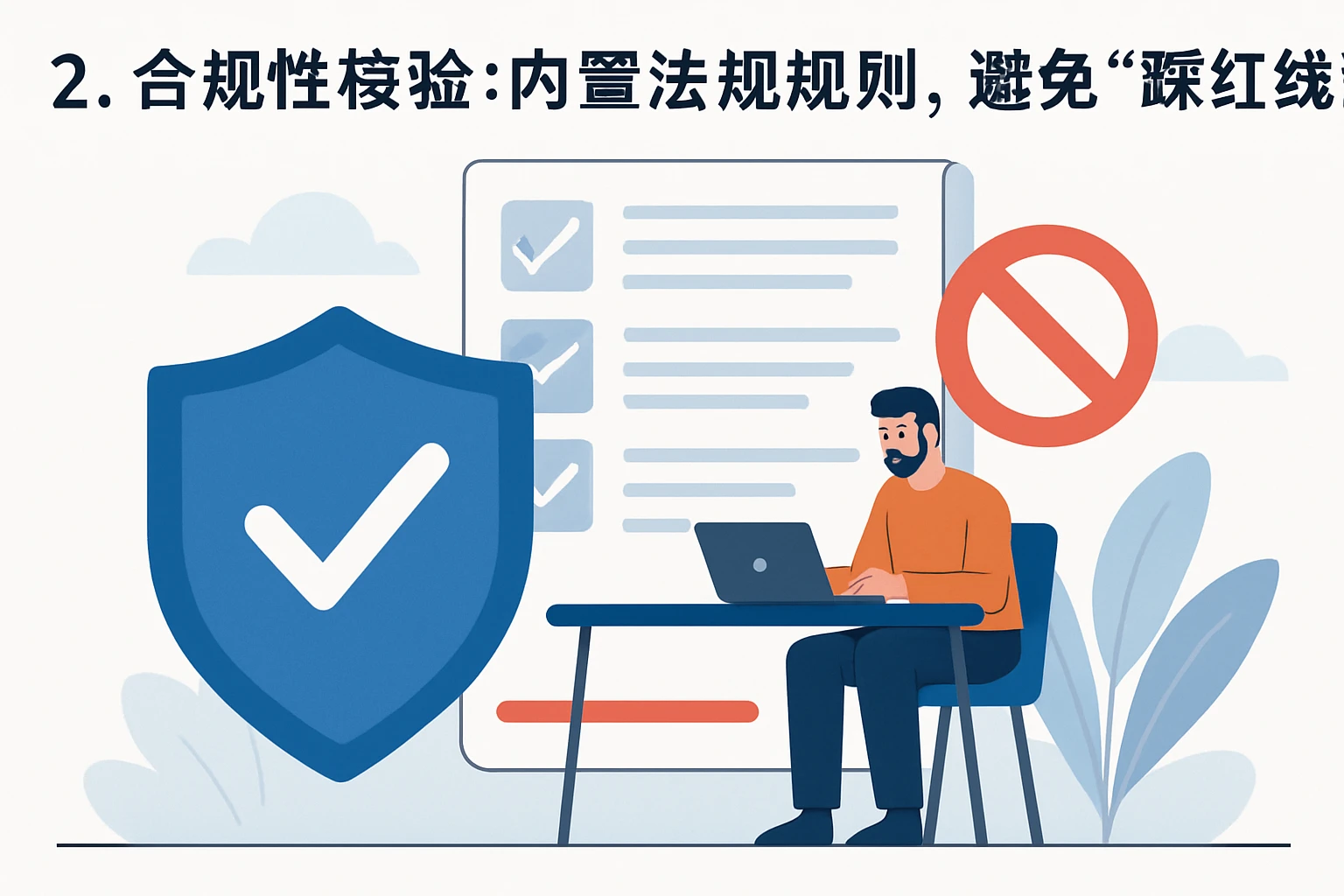 2. 合规性校验：内置法规规则，避免“踩红线”