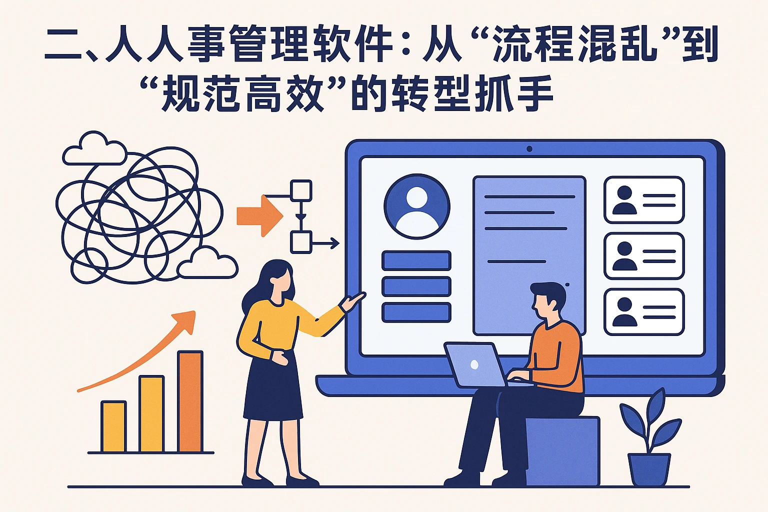 二、人事管理软件：从“流程混乱”到“规范高效”的转型抓手