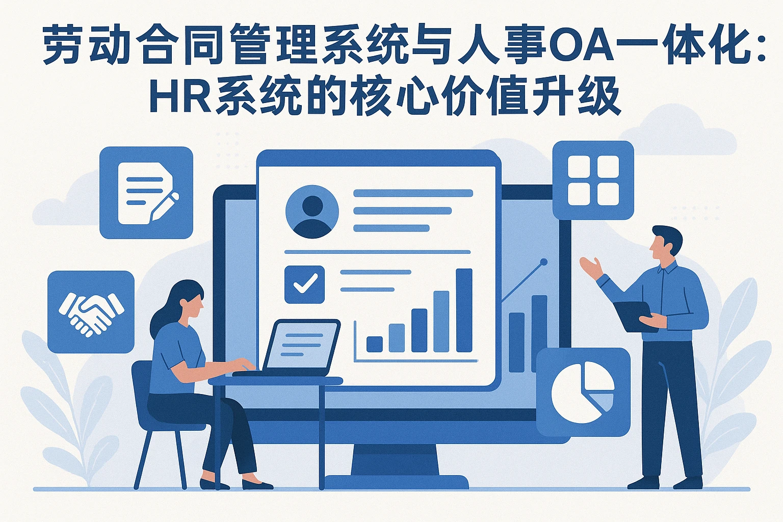 劳动合同管理系统与人事OA一体化：HR系统的核心价值升级