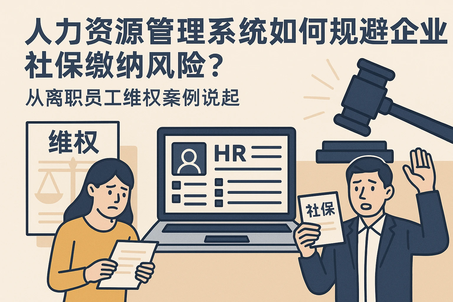 人力资源管理系统如何规避企业社保缴纳风险？从离职员工维权案例说起