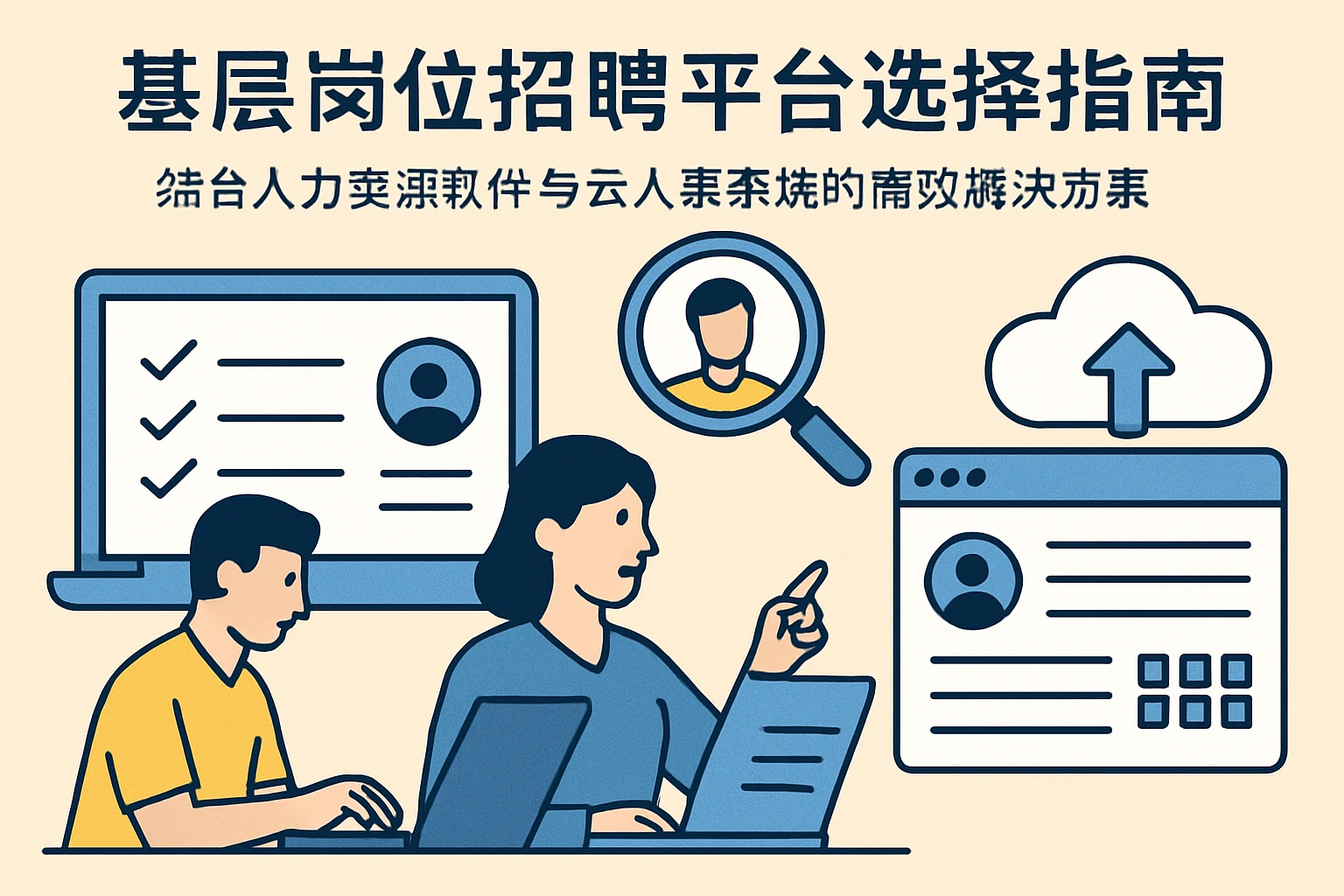 基层岗位招聘平台选择指南：结合人力资源软件与云人事系统的高效解决方案