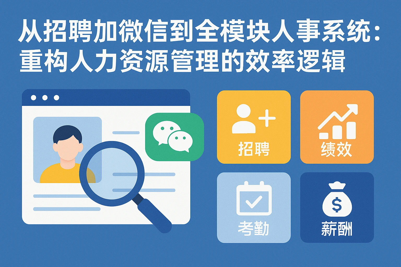 从招聘加微信到全模块人事系统：重构人力资源管理的效率逻辑