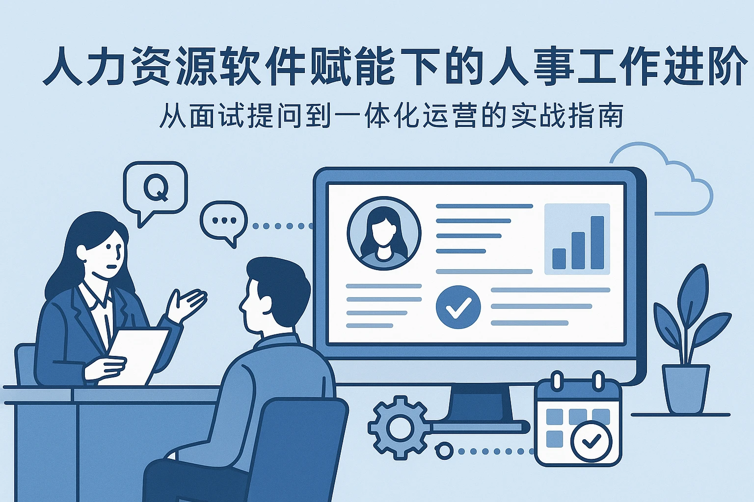 人力资源软件赋能下的人事工作进阶：从面试提问到一体化运营的实战指南
