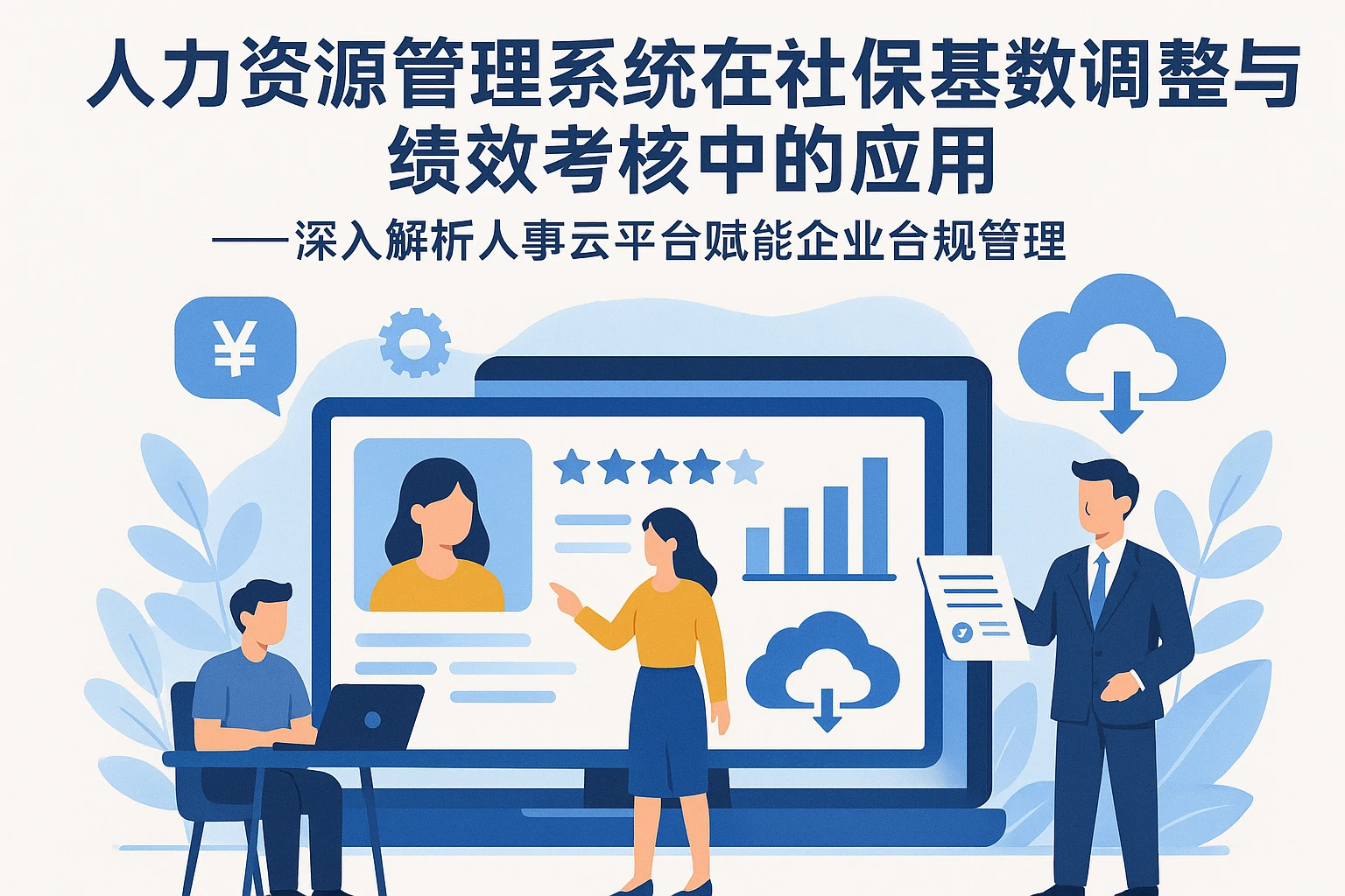 人力资源管理系统在社保基数调整与绩效考核中的应用——深入解析人事云平台赋能企业合规管理