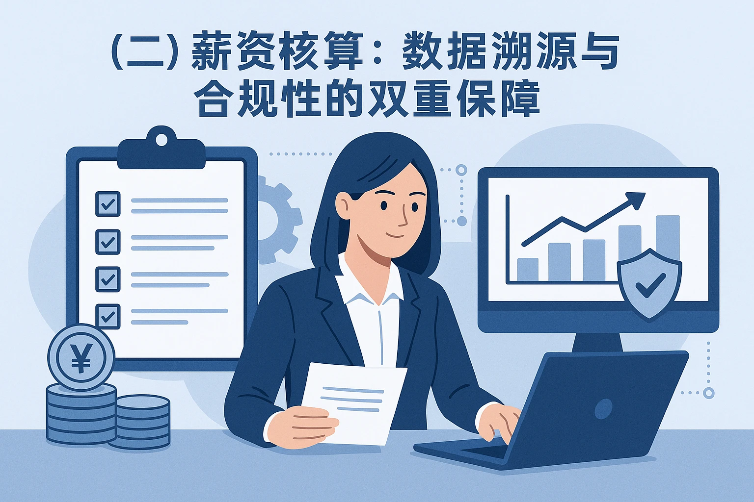 （二）薪资核算：数据溯源与合规性的双重保障