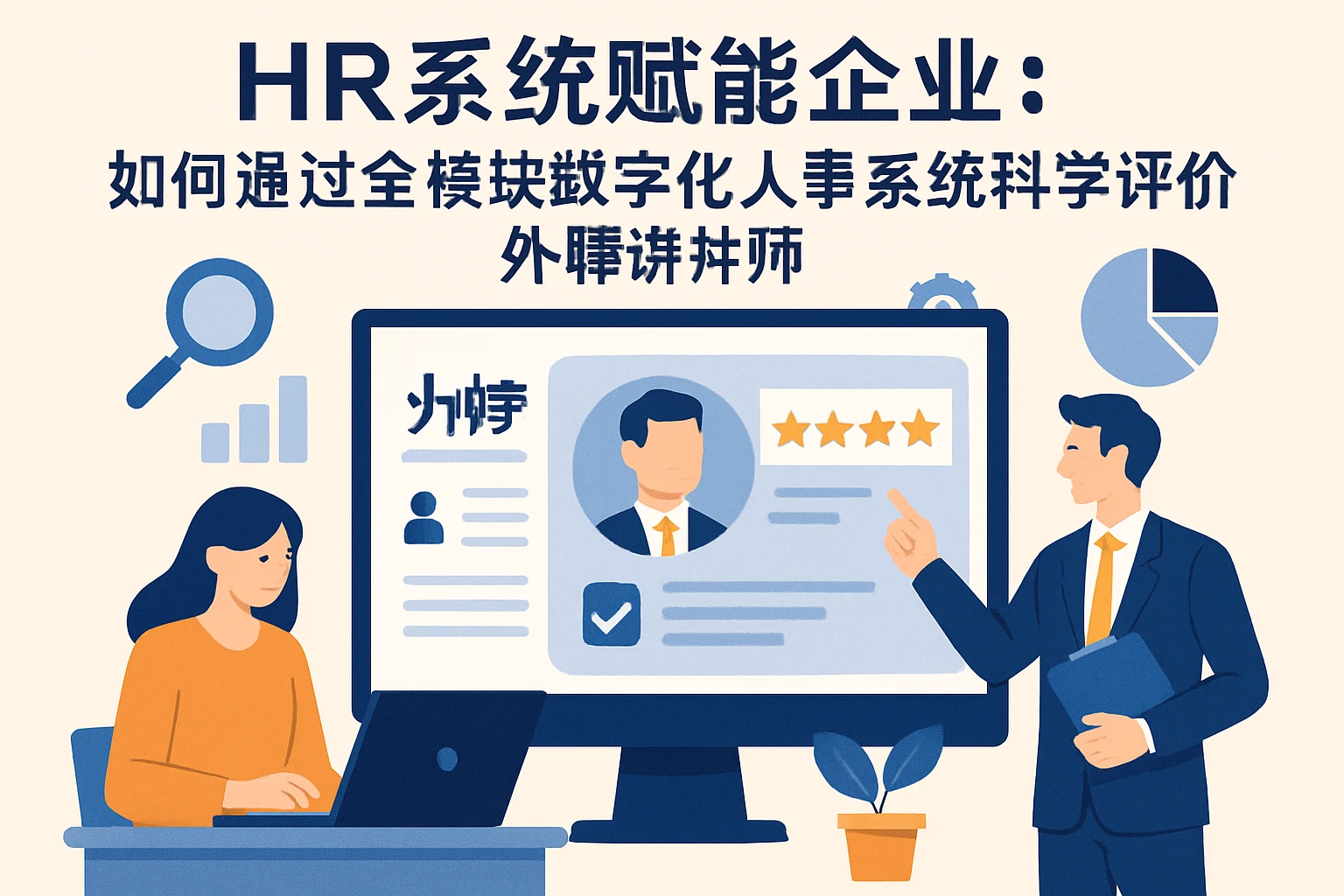 HR系统赋能企业：如何通过全模块数字化人事系统科学评价外聘讲师