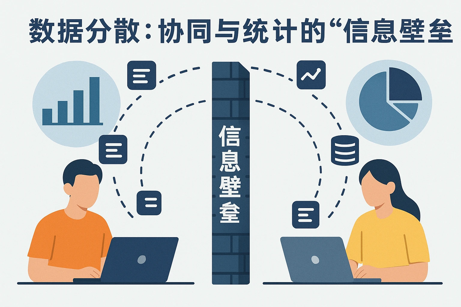 2. 数据分散：协同与统计的“信息壁垒”