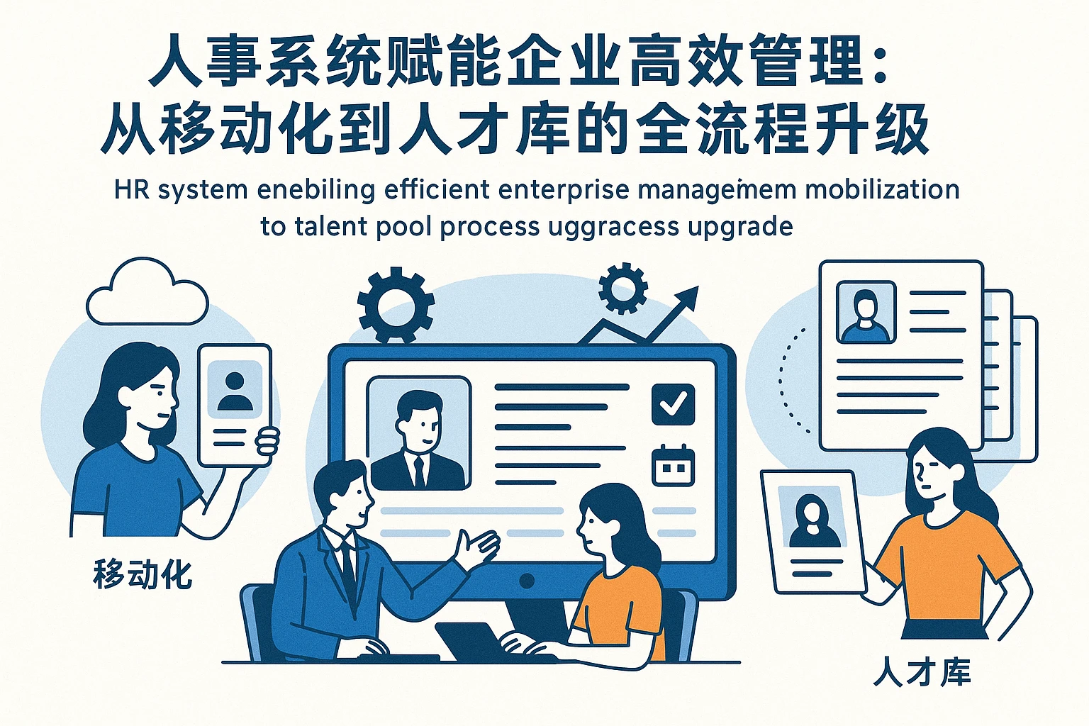人事系统赋能企业高效管理：从移动化到人才库的全流程升级