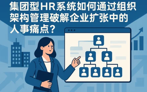 集团型HR系统如何通过组织架构管理破解企业扩张中的人事痛点？