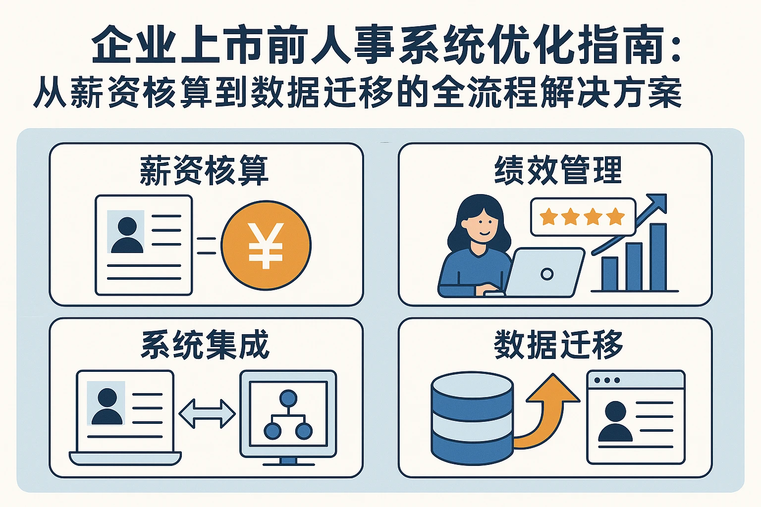 企业上市前人事系统优化指南：从薪资核算到数据迁移的全流程解决方案