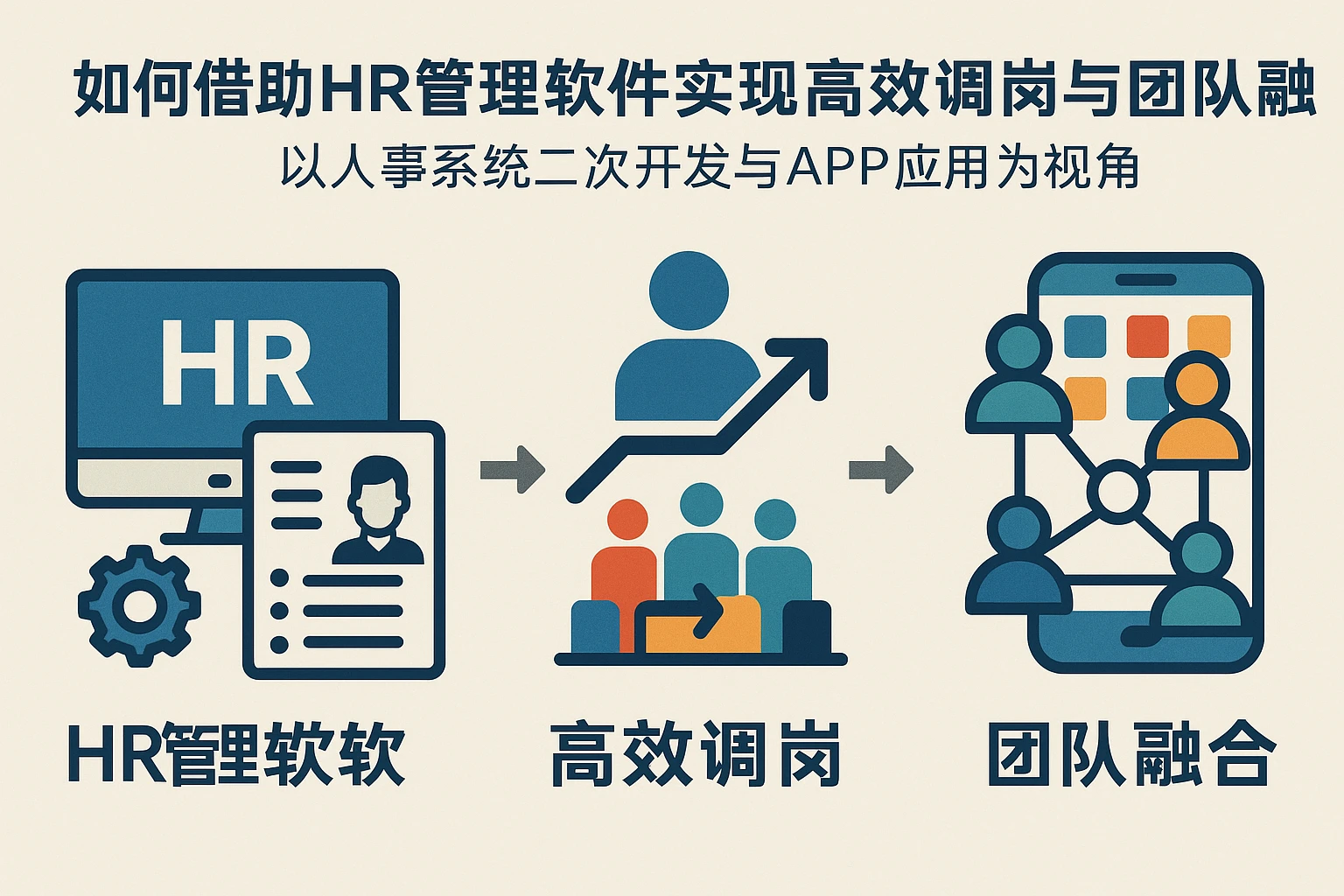 如何借助HR管理软件实现高效调岗与团队融合——以人事系统二次开发与APP应用为视角
